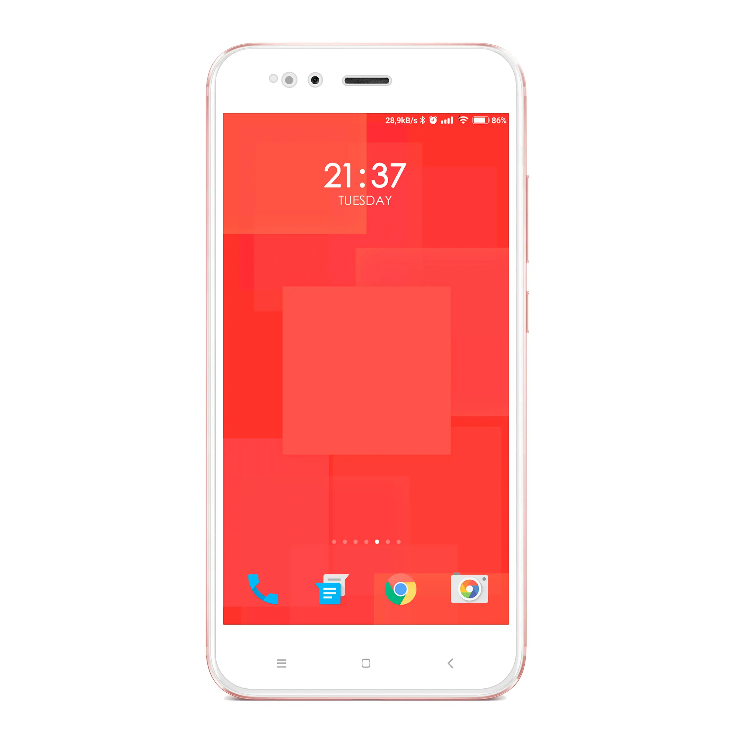 Telefon Xiaomi Mi 5X / Mi A1 ze szkłem hartowanym 3D Polski Banan BananGuard w kolorze białym
